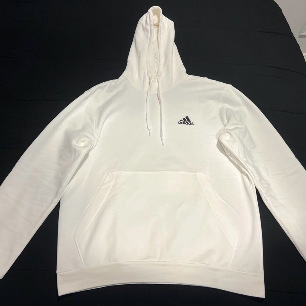 Adidas Pullover Hoodie White